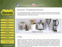 Tablet Screenshot of bromania.pl
